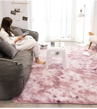 Load image into Gallery viewer, Shaggy Faux Fur Area Rug Purple Fluffy Shag Rug for Living Room Furry Carpet Throw Rug Fuzzy Plush Rug
