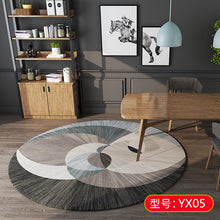 Load image into Gallery viewer, Wholesale Modern Contemporary Circular Area Rug Nordic Ground Carpet Mats Non-slip Back Suede Round Rug for Balcony Table Hanging Basket Living Room Decoration
