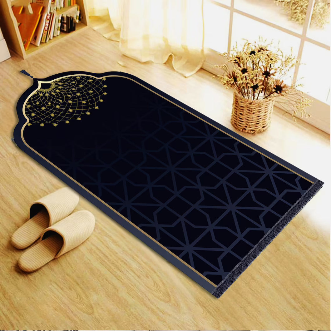 Luxury Prayer Mat Muslim Prayer Rugs Islamic Gift Anti-Slip Mat Sejadah