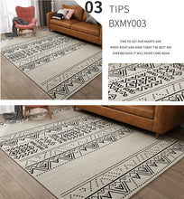 Load image into Gallery viewer, Moroccan Bohemian Area Rug BCMY003 Wholesale Faux Wool 3d Printed Carpet Mat
