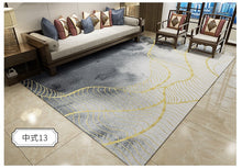 Load image into Gallery viewer, Abstract Ink Splash Area Rug Paint Brush Splatter Area Rug Style13 Faux Wool Accent Distressed Non-Slip Throw Rugs Floor Carpet
