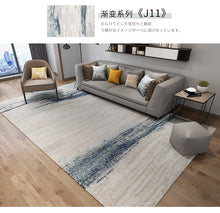 Load image into Gallery viewer, Abstract Ink Brush Area Rug J11 Distressed Medallion Floor Carpet for Living Room
