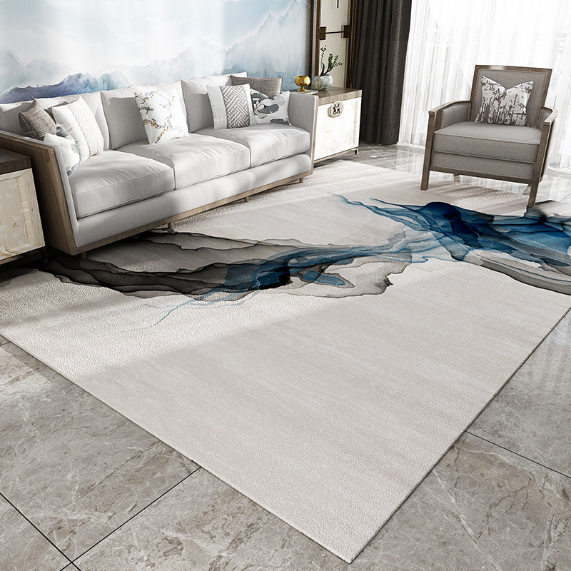Abstract Elegant Ink Splash Paint Splatter Brush Area Rug – clovermat